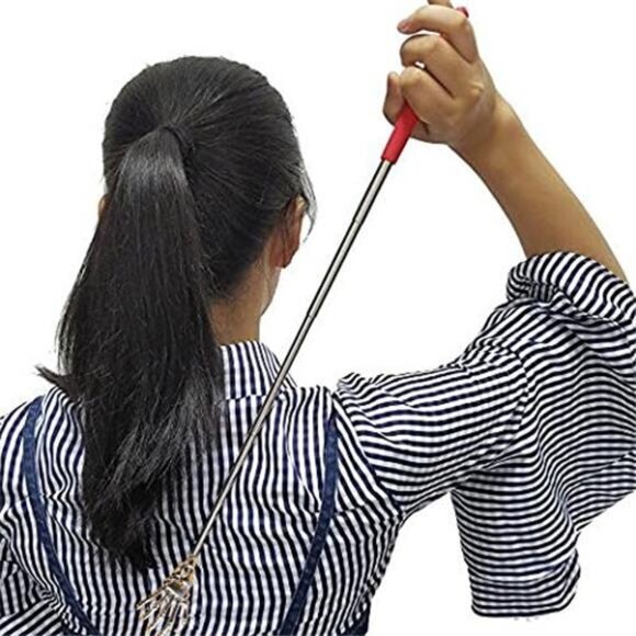 2-Pack Skeleton Hand Back Scratcher Portable Extendable Telescopic Hand Massages - Picture 7 of 16